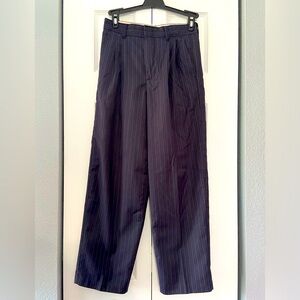 Boys navy blue with pinstripes size 12 dress pants